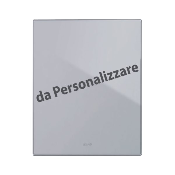Placca Veratouch Pers.Grigio A.3+3M AVE 44PVTC33GO/XX