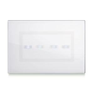 Placca Veratouch Bianca 4Com AVE 44PVTC4BL