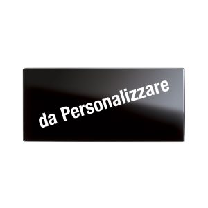 Placca Veratouch Person. Nero As.7M AVE 44PVTC7NAL/XX