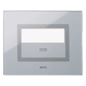 Placca Veratouch X Puls. Grigio Arg AVE 44PVTC88GO