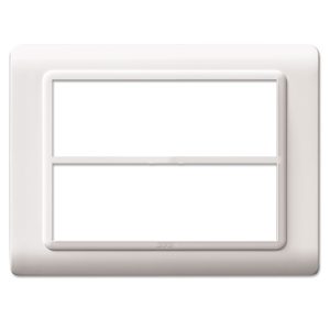 Placca Tecn.44 Bianco Ral9010 6+6M AVE 44PY012B
