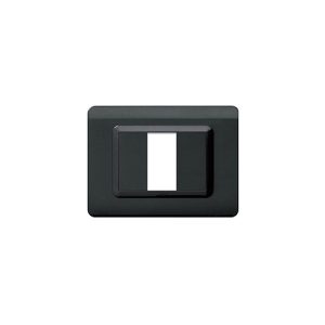 Placca Tecn.44 Grigio Scuro 1M Cent AVE 44PY01GSL