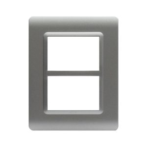 Placca Tecn.44 Argento Opaco 3+3M AVE 44PY033AO