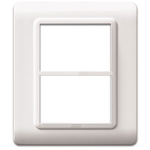 Placca Tecn.44 Bianco Ral9010 3+3M AVE 44PY033B