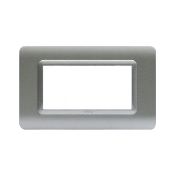 Placca Tecn.44 Argento Opaco 4M AVE 44PY04AO