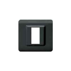 Placca Tecn.44 88X88 Grigio Met. 1M AVE 44PY31GSM
