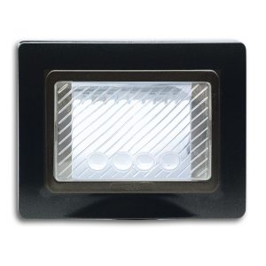 Placca Ip55 Nera Membrana S44 3M AVE 44SP03GSL