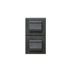 Doppio Pulsante Na 1P 16A Noir AVE 45355