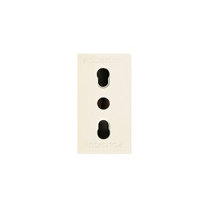 Presa Polisicur 2X10/16A+T Blanc AVE 45906/15TS