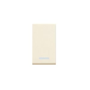 Pulsante Con Gemma Illum. Blanc AVE 45905G
