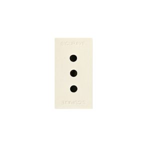 Presa Sicurave 2X10A+T Blanc AVE 45906TS