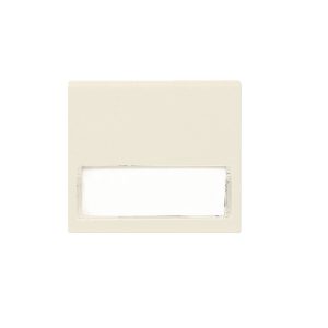 Pulsante Con Targh.X Sc.Tonda Blanc AVE 45988S