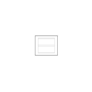 Placca Ral45 Tecnop.10M.Bianco Banq AVE 45P010BG