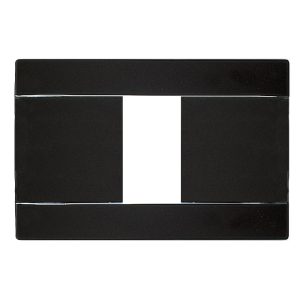 Placca Ral45 1 Mod.Nero Lucido AVE 45P01NL