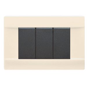 Placca Ral45 Lucida 3M.Bianco Blanc AVE 45P03BL
