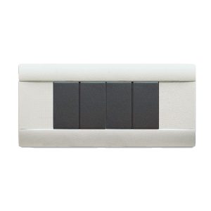 Placca Ral45 Tecnop.6Mod.Grigio Ral AVE 45P06R
