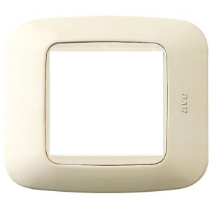 Placca Yes45 Tecn.2M Bianco Panna AVE 45P22BP