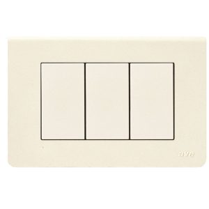 Placca Blanc45 Tecno.3M Bianc Blanc AVE 45P63