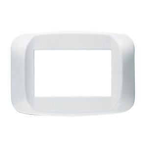 Placca Banq Tecnopol.3M.Bianco Banq AVE 45PB03BB