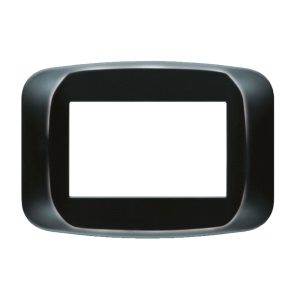 Placca Banq.Tecnop. 3M. Nero Lucido AVE 45PB03NL