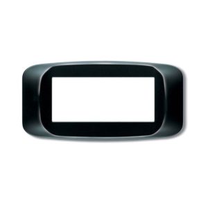Placca Banq.Tecnop. 6M. Nero Lucido AVE 45PB06NL
