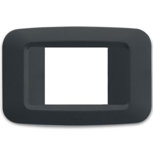 Placca Yes Tecnop.2M.Aff.Grig. Noir AVE 45PY02GN