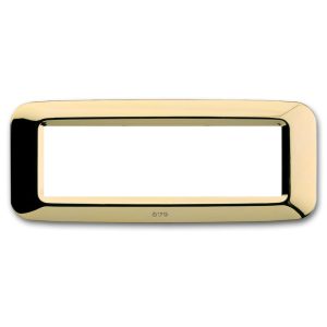 Placca Yes Tecnop. 6 Mod. Ottone AVE 45PY06OT