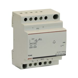 Trasf.Vnp 230V Vns 12/24V Pn30Va 4M AVE 5348