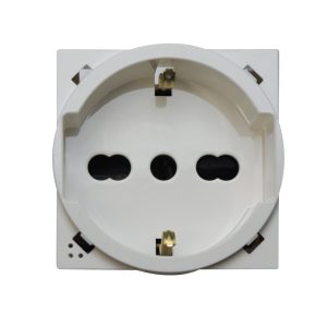 Presa Schuko Domus 2P+T 16A 250V 2M AVE 444090SB