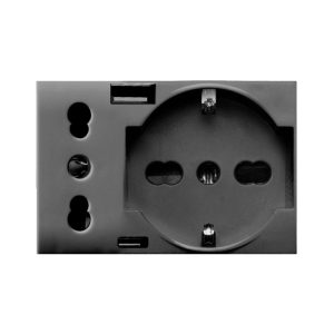 Presa Schuko+Ita+Usb A/C Tekla 3M AVE 44509015USB
