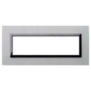 Placca Vera44 Vetro Grigio Argen 7M AVE 44PV7GO