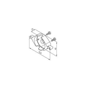 Supporto In Plastica Ad Incastro (Da Accoppiare a 523.10014) NICE 525.10052