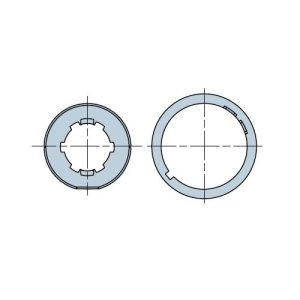 Adattatore Tondo 50X(1,3÷1,5) Ruota - Corona Compensata NICE 515.25003