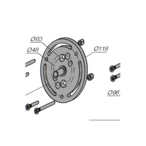 Supporto Per Tende Satinato NICE 525.10019