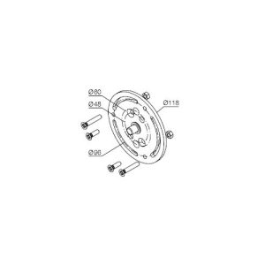 Supporto Per Tende Laccato Nero NICE 525.10019/80