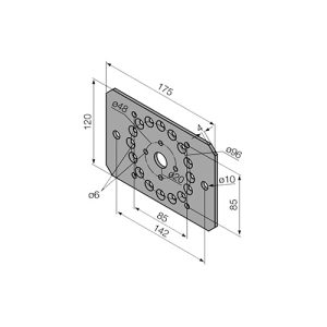 Supporto 175X120 Per Fianchi NICE 525.10089