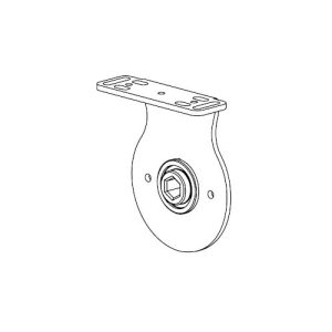 Supporto Intermedio Bianco Per Rulli Acmeda S60 80 NICE 575.18060