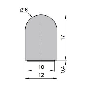Profilo Di Protezione Bordi Da 6 MT SOMMER YS10332-00001