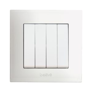 Quadruplo Interr. 10Ax Non Ill. 2M AVE BSN41001