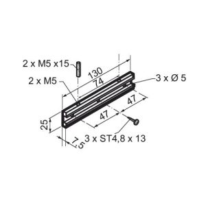 Staffa Supporto Attuatore Speciale MINGARDI 2700105