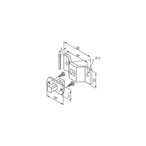 Perno Quadro 10 Mm - Staffa NICE 523.10012