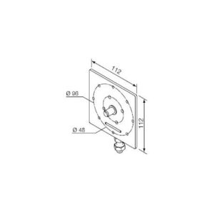 Supporto Regolabile Ø 10 Mm NICE 525.10047 MAX 55 NM
