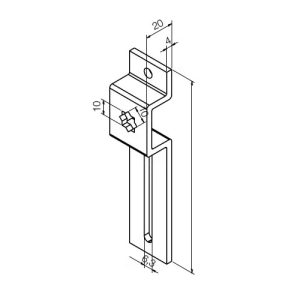 Supporto Regolabile Sede a Stella Da 10 Mm NICE 525.10094