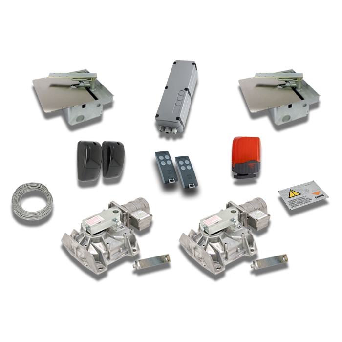 Kit Completo Per Cancelli a Battente Interrato 24v HL2524ESB CARDIN KT-HL2524PSB Kit Completo Per Cancelli a Battente Interrato 24v HL2524ESB CARDIN KT-HL2524PSB