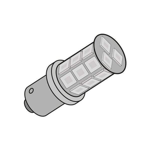 Lampadina Lampada Attacco BA15s Ricambio Led 12v 34v 24v 3w SOMMER YS12606-00001