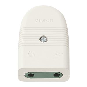 Presa 2P 10A P10 Assiale Bianco VIMAR 01022.B