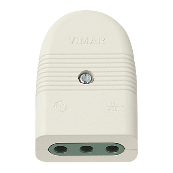 Presa 2P+T 10A P11 Assiale Bianco VIMAR 01023.B