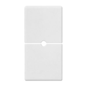 Due Mezzi Tasti 1M Neutro Pers. Bianco VIMAR 14755
