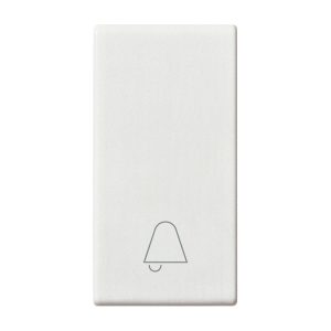 Tasto 1M Simbolo Campanello Bianco VIMAR 14021.C