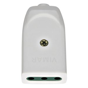 Presa 2P+T 10A P11 Assiale Bianco VIMAR 00221.B